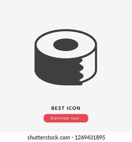 tape icon vector. Paper stick symbol.