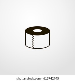 tape icon. vector sign symbol on white background