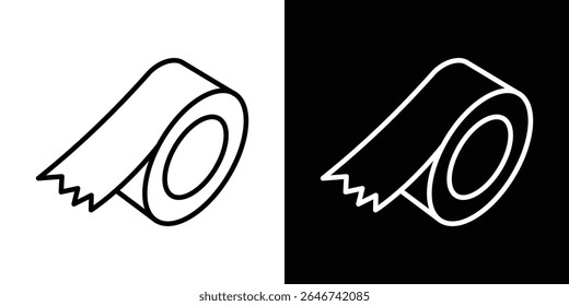 Tape icon vector simple element illustration editable