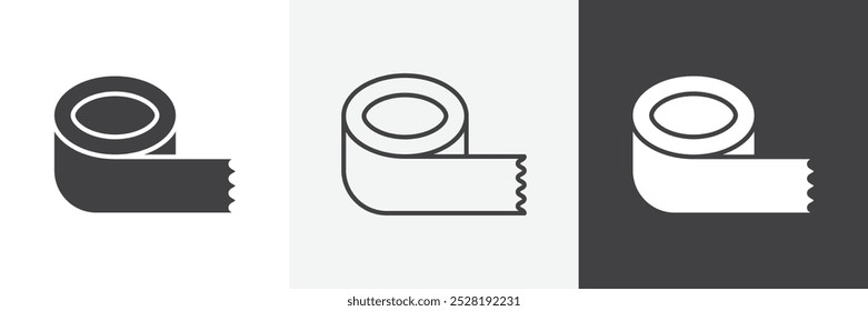 Tape icon.Trendy modern flat linear vector illustration on white background.