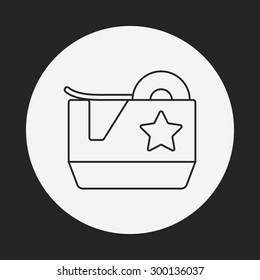 tape line icon