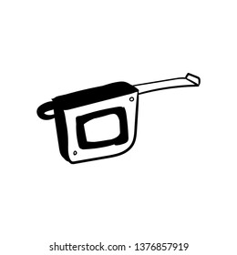 tape measure doodle vector 