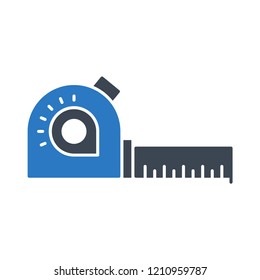 tape  measure   icon 
