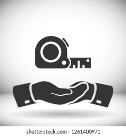 Tape measure icon.