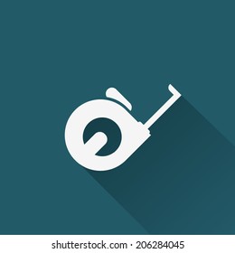 Tape Measure Icon Stock Vector (Royalty Free) 206284045 | Shutterstock