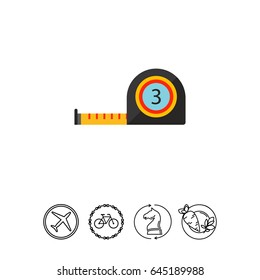 Tape measure icon