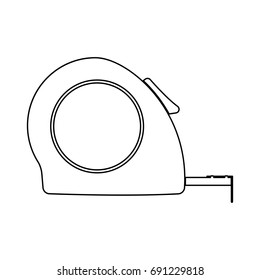 Tape measure icon .