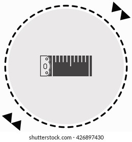 Tape measure icon Flat Design. Isolated Illustration.