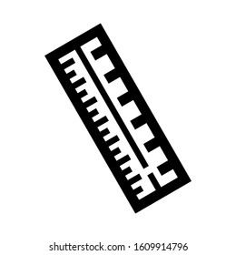 tape measure icon isolated sign symbol vector illustration - high quality black style vector icons
