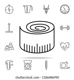 tape measure icon. Measuring Instruments icons universal set for web and mobile