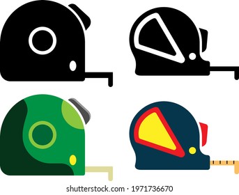 Tape Measure icon, Vector art  Illustration