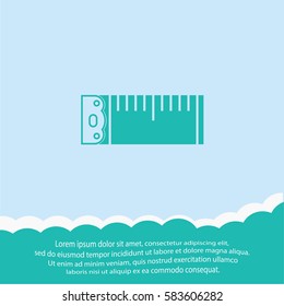 Tape measure  icon. Vector design.