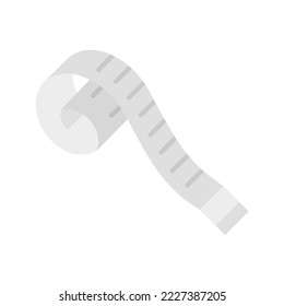 Tape Measure icon vector image. Can also be used for Construction Tools. Suitable for mobile apps, web apps and print media.