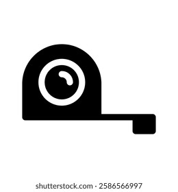 Tape Measure Icon Vector Symbol Design Illustration