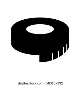 tape measure isolated icon