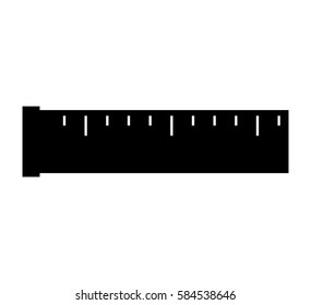 tape measure isolated icon