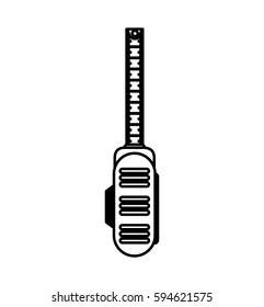 tape measure isolated icon