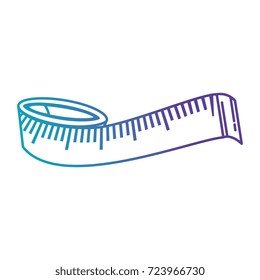 tape measure isolated icon