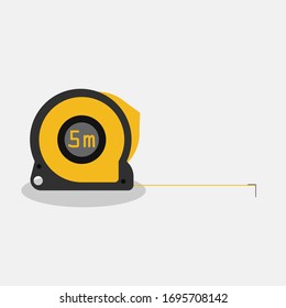 tape measure isolated on white background