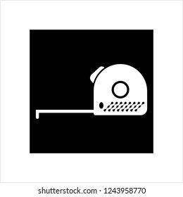 Medida de cinta, Icono de cinta de medida Ilustración de arte vectorial