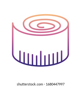 tape measure nolan icon. Simple thin line, outline vector of Measuring Instruments icons for ui and ux, website or mobile application