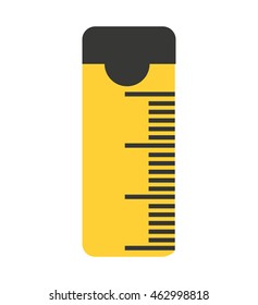 tape measure ribbon icon vector illustration graphic