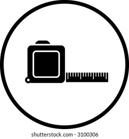 tape measure ruler symbol