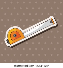 Tape measure theme element