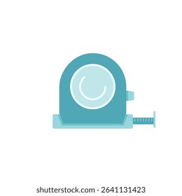 Tape measure tool icon illustration