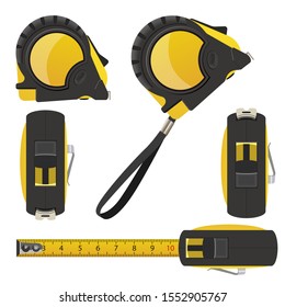 Tape measure vector design illustration isolated on white background