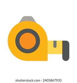 Tape Measure Vector Flat Icon For Personal And Commercial Use.
