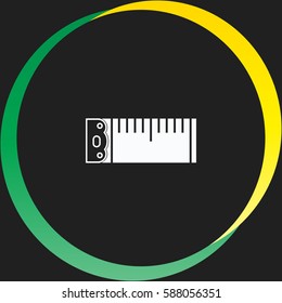Tape measure vector  icon