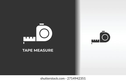 Ilustración De Símbolo Aislado De Vector, Icono O Logotipo De Cinta Métrica