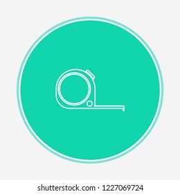 Tape measure vector icon sign symbol