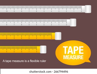 tape measure, vector illustration