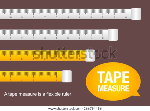 Tape Measure Vector Illustration Stock Vector (Royalty Free) 266794496