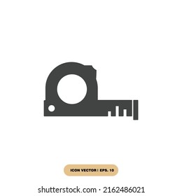 Tape measurement icons  symbol vector elements for infographic web