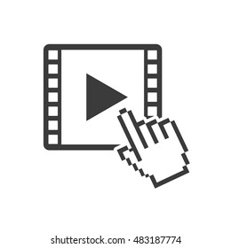 tape media player icon vector illustration design