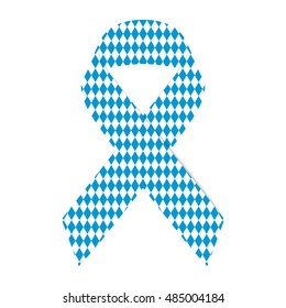 Tape pattern of the Bavarian flag Oktoberfest holiday symbol