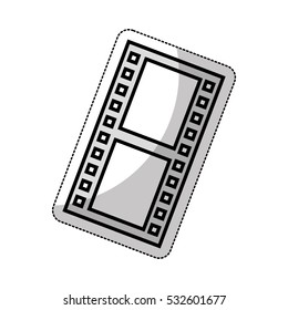 tape photographic roll isolated icon vector illustration design