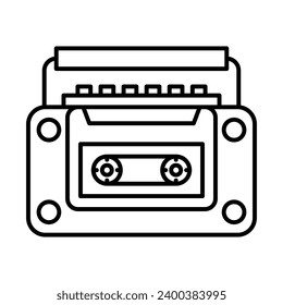 Tape Player Icon Design For Personal And Commercial Use
