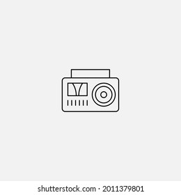Tape player icon sign vector,Symbol, logo illustration for web and mobile