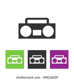 Tape player vector icon
