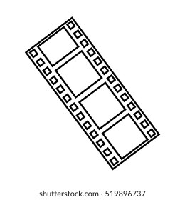 tape record cinema isolated icon