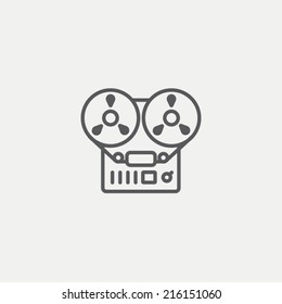 Tape recorder icon