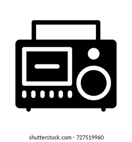 Tape recorder icon 