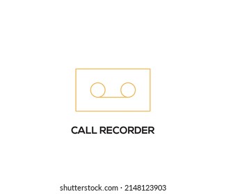 Tape Recorder Icon Design Vector Symbol