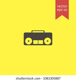 tape recorder. tape recorder icon. sign design. Vector EPS 10