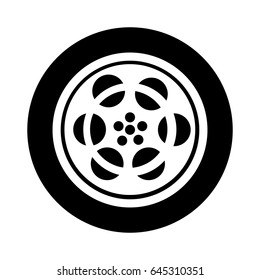 tape reel film icon