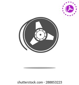 Tape reel icon